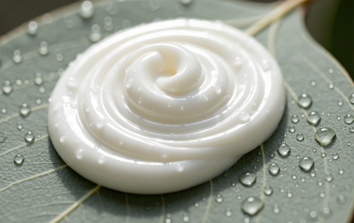 Detailed texture of skin rejuvenation products